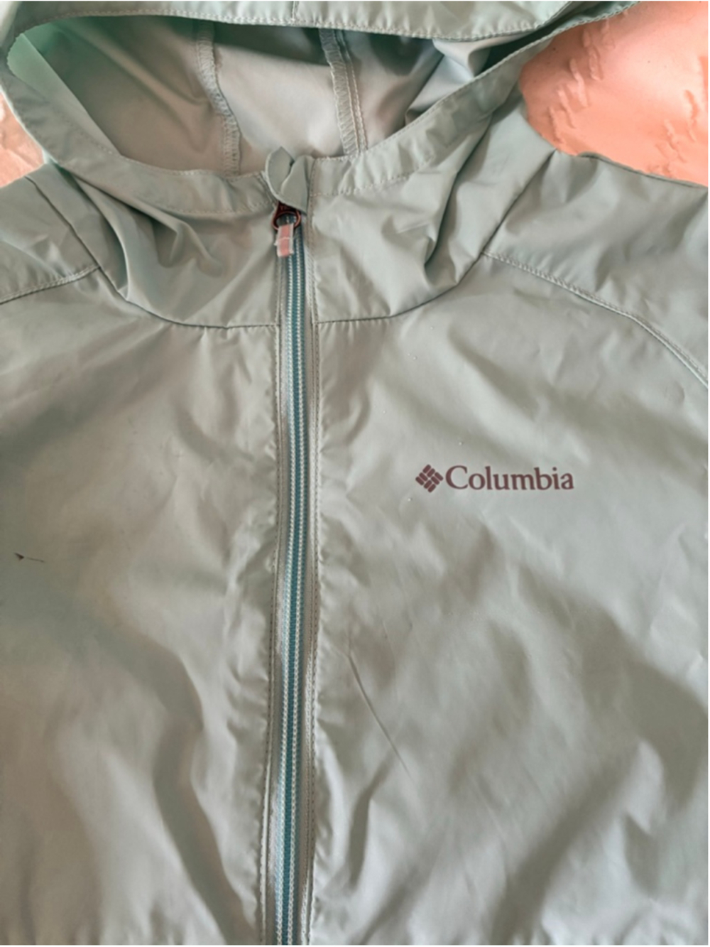 Columbia Light Blue Raincoat girls Large. Outdoor activewear - Picture 6 of 7